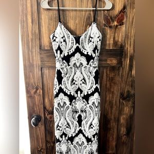 Black & White “Dress The Population” XXS cocktail dress.